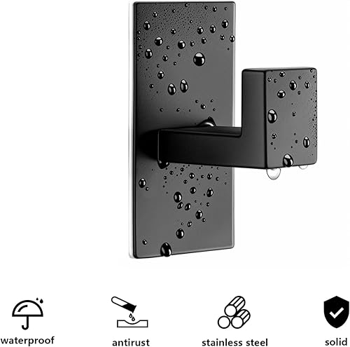 Miniatura 4 de Nolimas Paquete de 4 ganchos adhesivos para toallas, ganchos de pared resistentes, ganchos para toallas para baño, cocina, ganchos adhesivos de