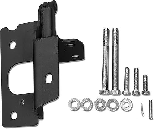 Miniatura 5 de KOZAK Extensión de parachoques de esquina de plástico cromado sin agujero para luz antiniebla (lado derecho del pasajero) con soporte compatible con