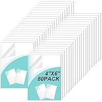 Vista 12 de Queekay Paquete de 20 Láminas de Acrílico Transparente de 4" x 6" Paneles de Plástico Fundido Transparente con Papel Protector para Proyectos