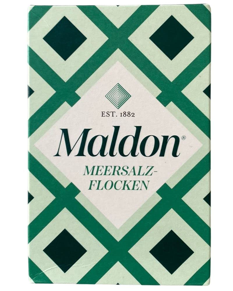 Maldon Lot de 2 flacons de sel marin 250 g (500 g) - Sel marin de qualité supérieure