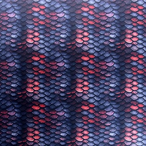 Image of KYDEX Thermoform Sheet - (P1 Texture) - (Infused Print) - (8in x 12in) - (Dragon Scales #1) - (1 Sheet) - (for Holster Making & Hobby) - (USA Made)