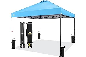 10x10 Instant Beach Tent with One Push Setup and Free Carrying Bag