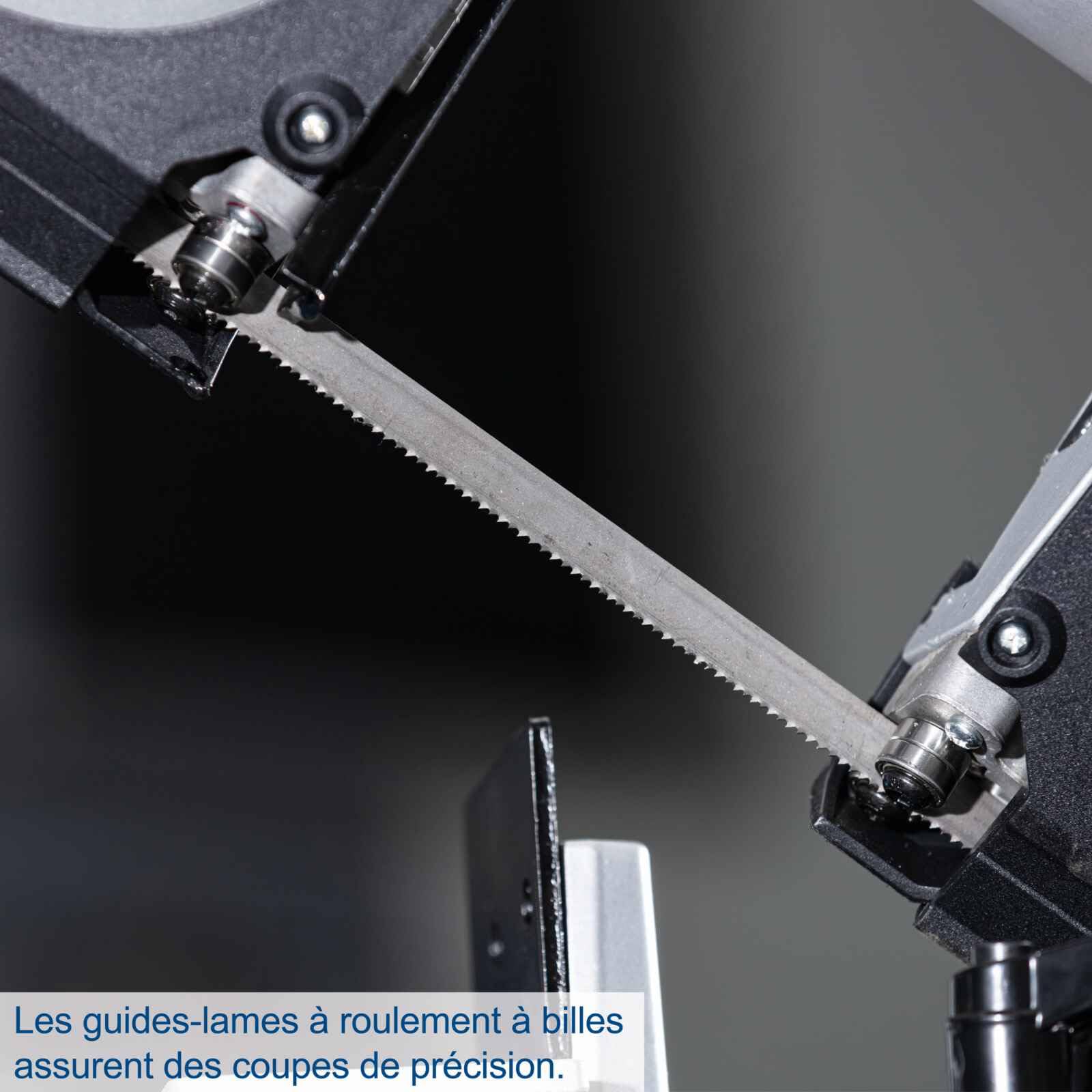 Scheppach Scie à ruban à métaux MBS1200 1100W Hauteur de coupe 127mm Coupe tubes Ø80mm Vario-Speed