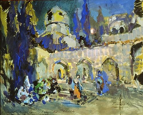 Mural de escenografía de ballet de Konstantin Korovin: arte refinado SERENDIPITP 60x90cm