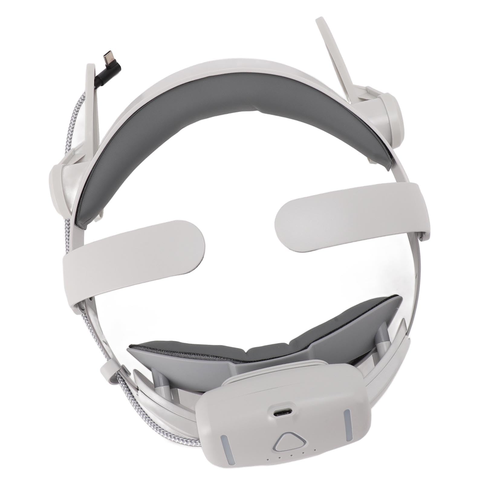 Sangle de Tête VR Réglable avec Batterie pour Meta 3, Durée de Lecture Prolongée, Ajustement Confortable