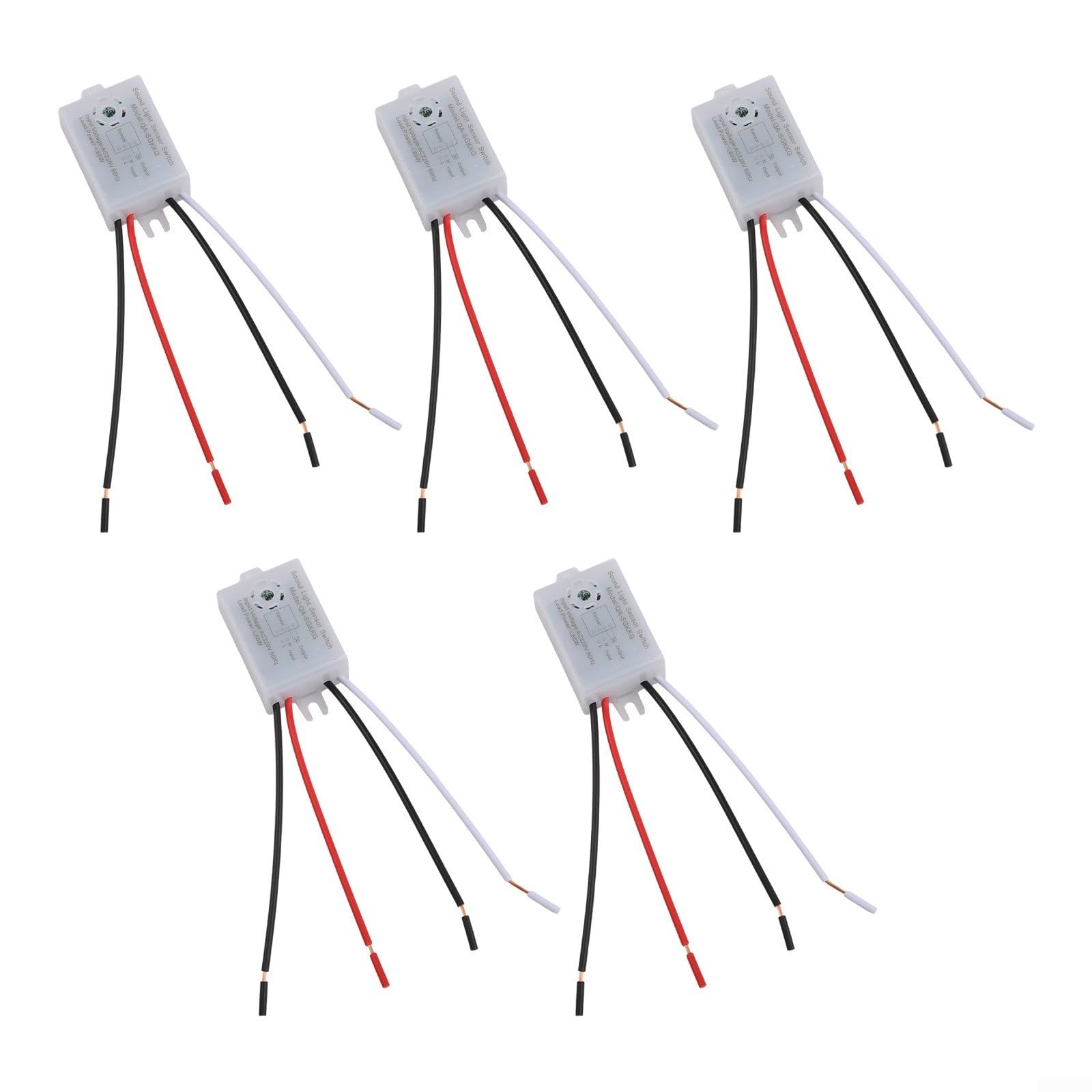 Interruttore del sensore vocale acustico da 220 V per interni con controllo vocale automatico con rilevamento della luce e protezione IP44 per corridoi bagni magazzini