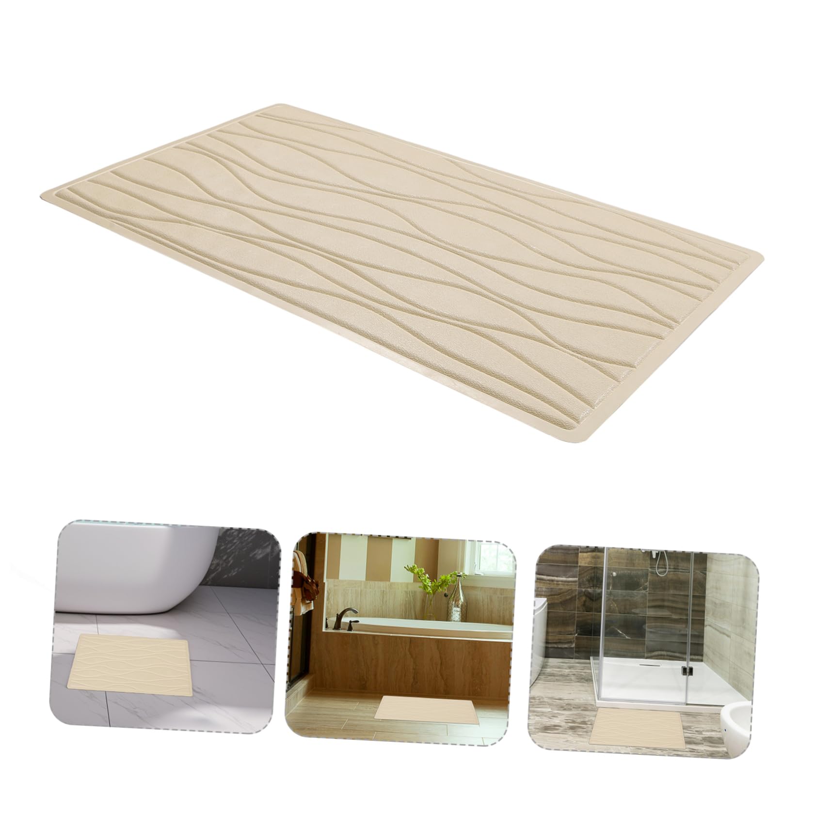 Alfombra De Bañera Antideslizante De Goma con Mat De Ducha Nonslip para Baño Alfombrilla De Suelo para Bañera y Ducha Protección y