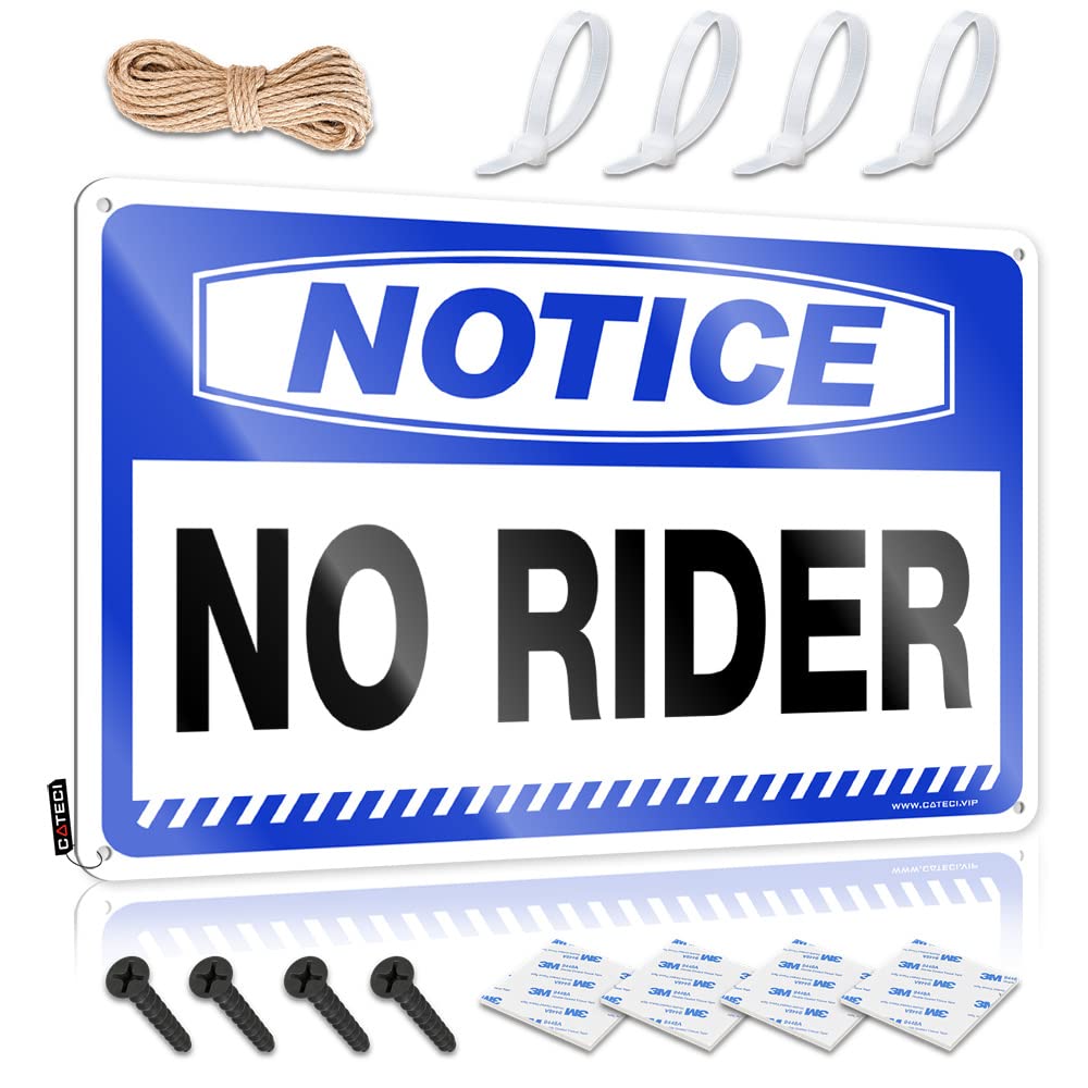 Man Cave Signs For Men Notice No Rider Tin Sign Sign For Bedroom Door Funny Signs Billiard(30X40CM)