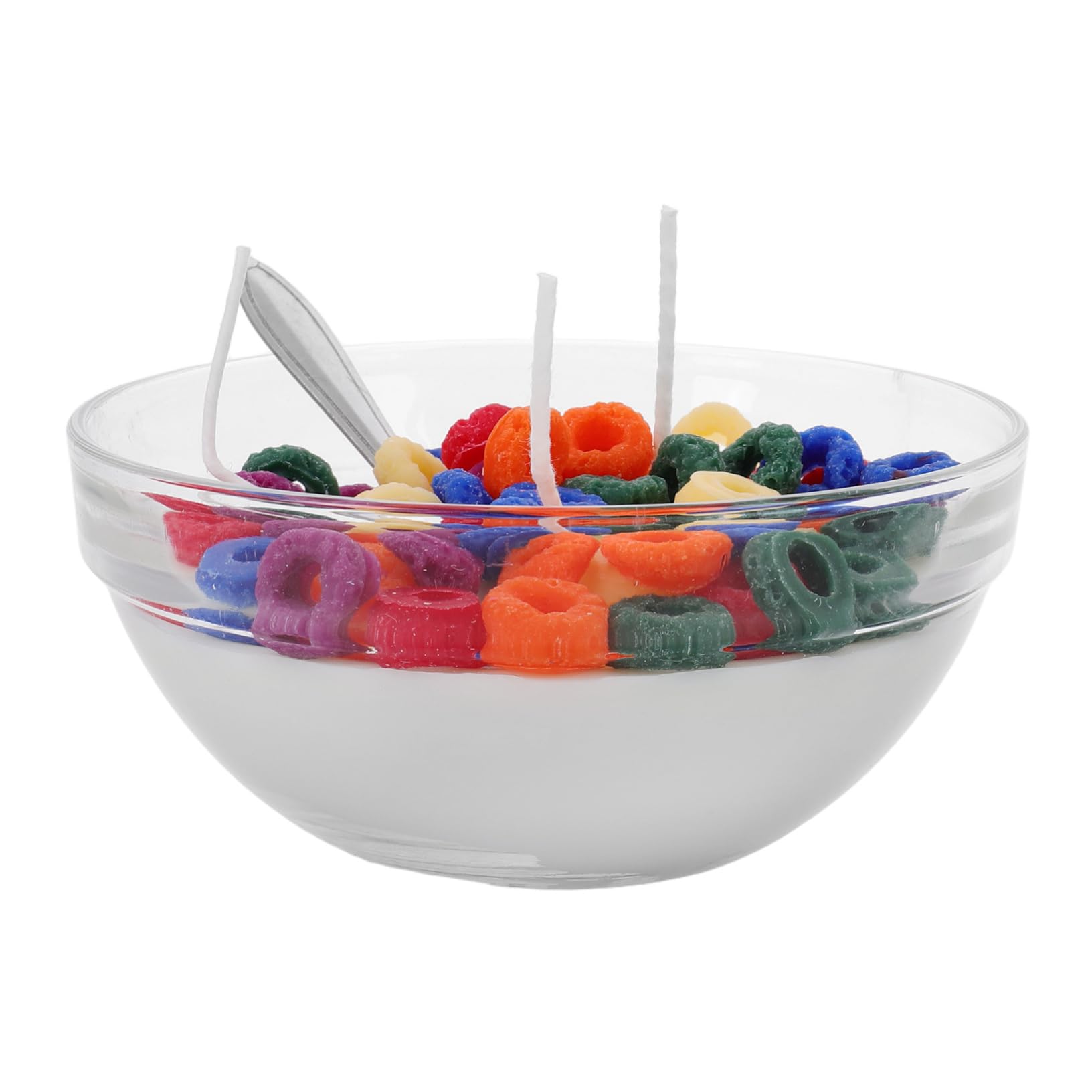 Neuartige Duftkerze Schale mit Müsli Stock Soja Glas Edelstahl