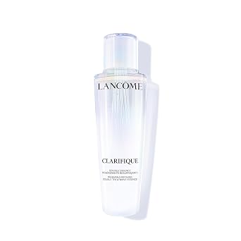 Lancome Clarifique Double Treatment Essence - خلاصة تقشير وتفتيح وتهدئة الوجه - مع أحماض الساليسيليك والجليكوليك واللاكتيك - تعمل على تحسين إشراق البشرة وتوحيد لونها وترطيبها
