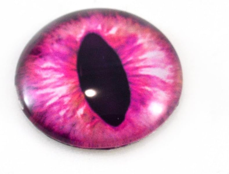 30mm Cat Dragon Eyes Wholesale Glass Eye Fantasy Cabochons for Jewelry Sculptures or Craft Making 5 Pairs Bulk Lot