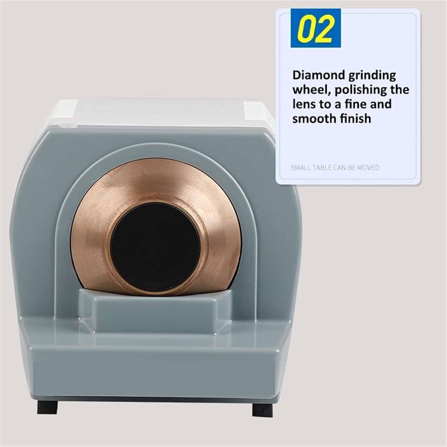 Máquina Manual Para Pulir Y Biselar Lentes Ópticas, Rectificadora Manual De 75 W, Con Muela De Diamante, Interruptor De Inversión, Pulidora De Lentes Para Ópticas Y Centros De Formación En Optometría