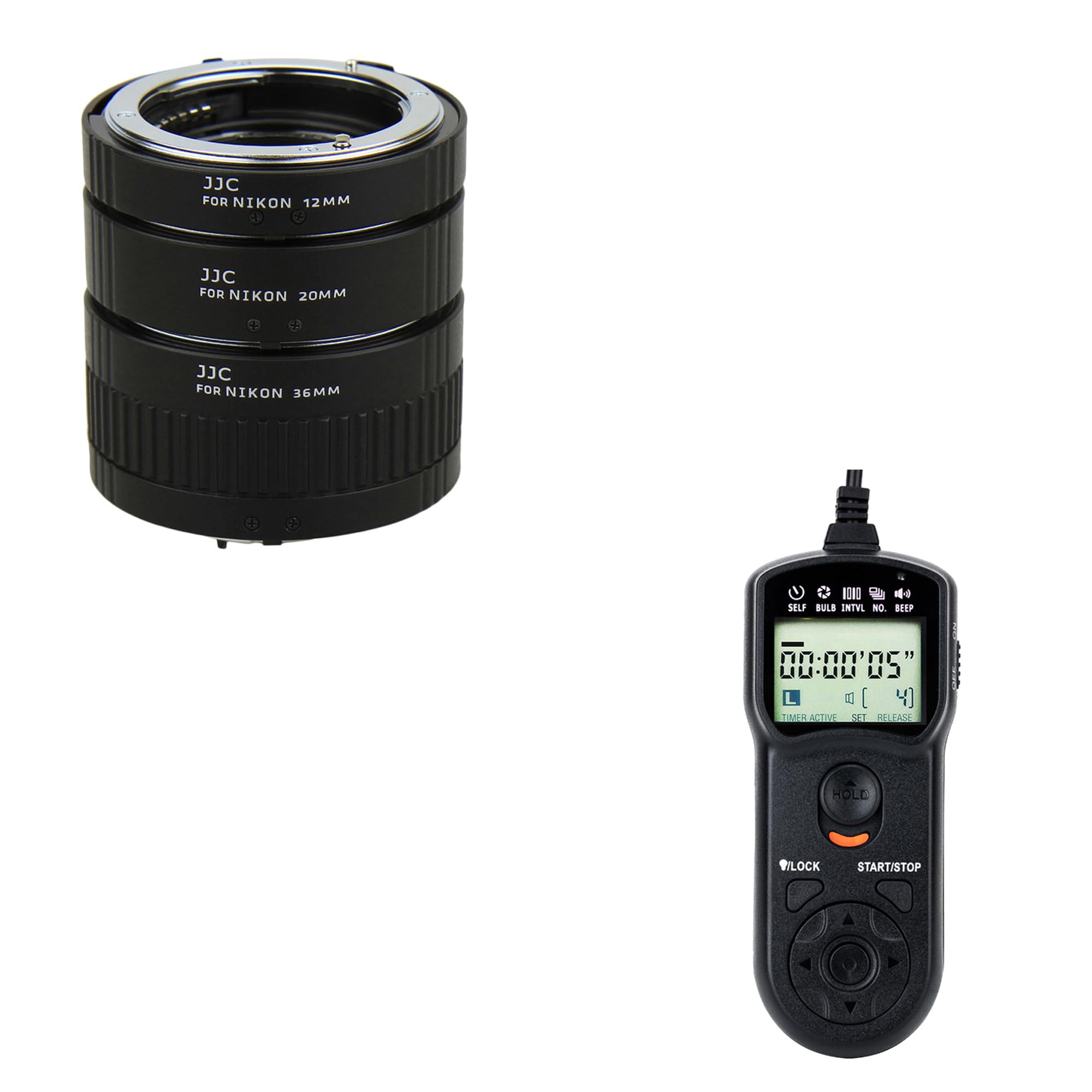 JJC F Mount Auto Focus Macro Extension Tube Set Dust Free Air