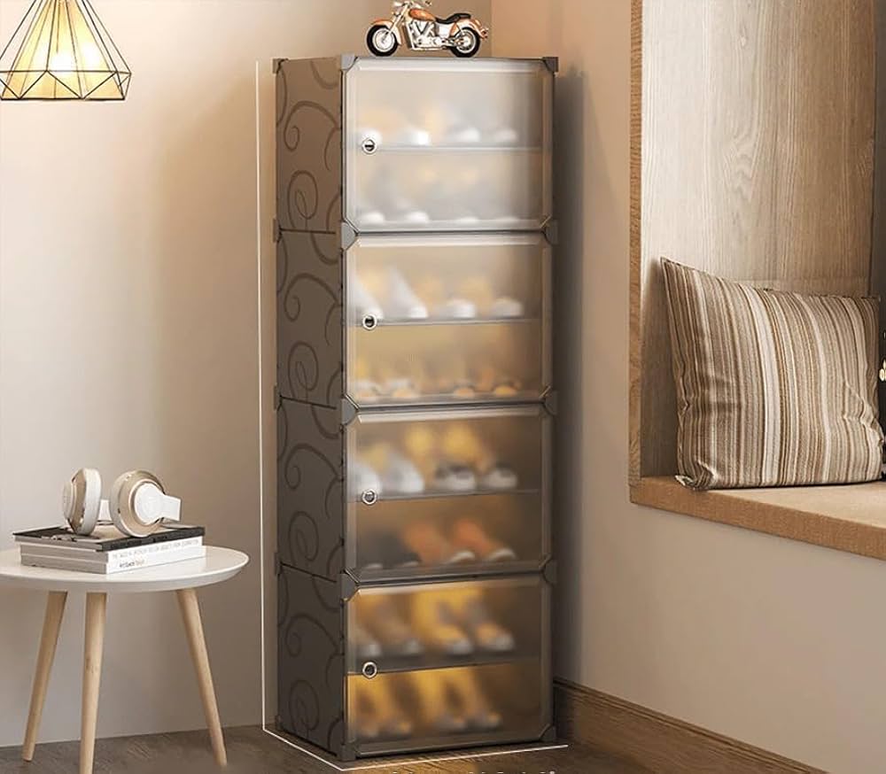 Amazon.co.jp: シューズボックス 玄関収納 DIY組み立て式下駄箱