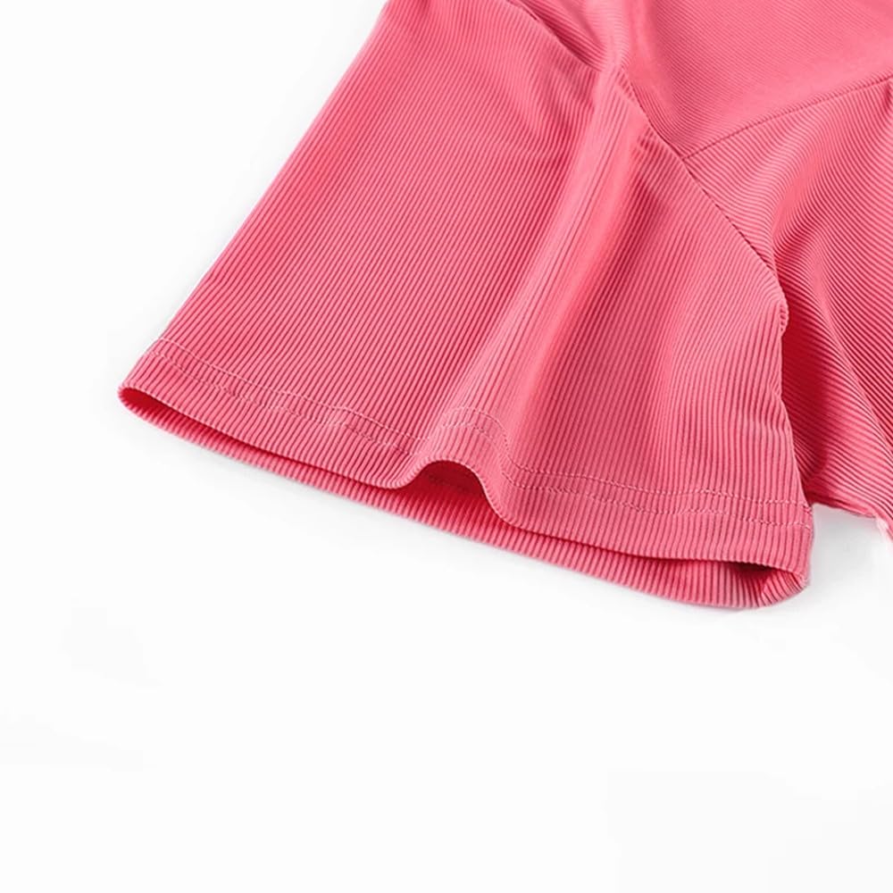 Camisón para Mujer - Vestido De Noche Elegante De Encaje para Mujer, Camisones con Cuello En V, Yardas Grandes, Camisón De Manga Corta, Ropa De Dormir Modal De Seda Helada, Verano