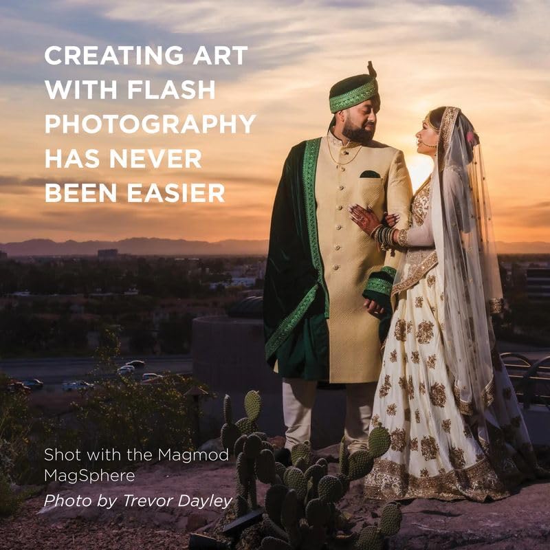 Miniatura 7 de MagMod MagSphere 2 y MagGrip 2 - Kit de difusor magnético de flash para fotografía en cámara, sistema modular de control de iluminación, compatible