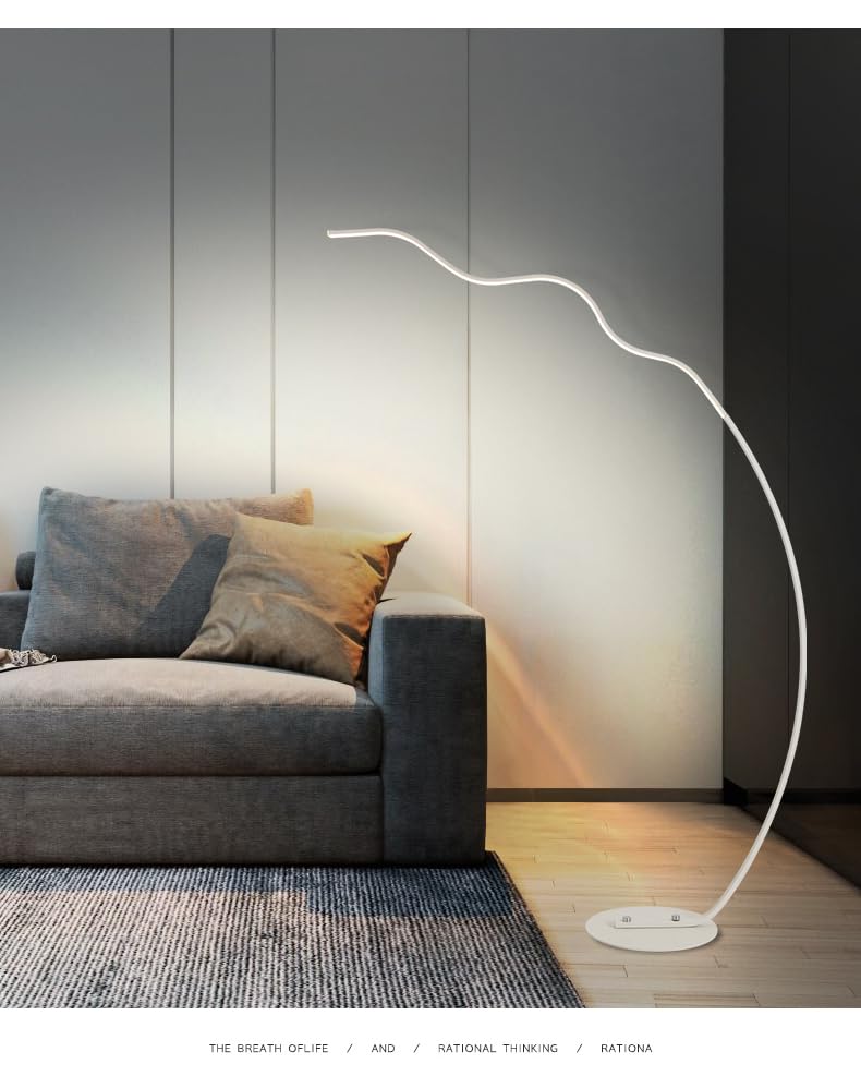 Lámpara LED de diseño CFWSHJ moderna con luz regulable para dormitorio 6