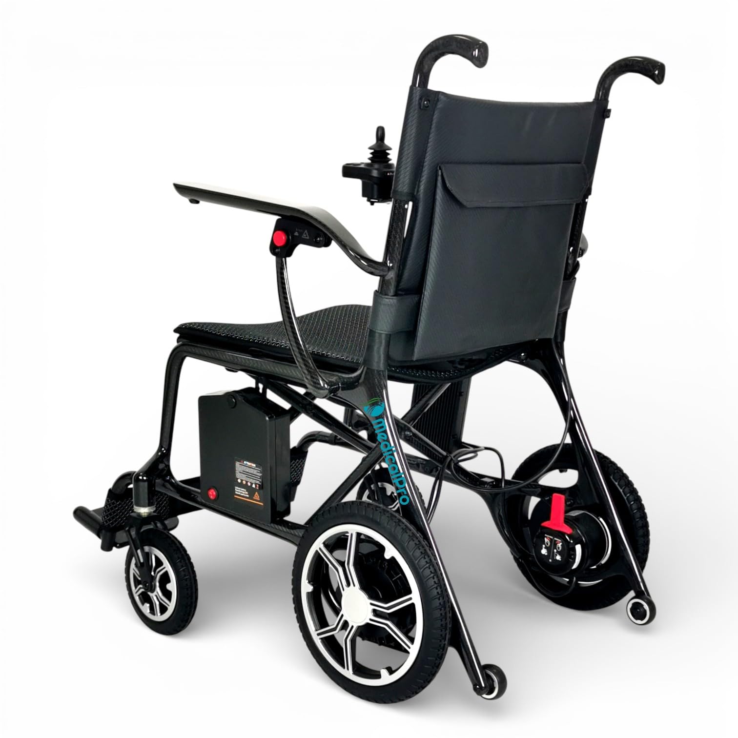 Silla de Ruedas Eléctrica MedicalPro S800 Plegable de fibra de carbono