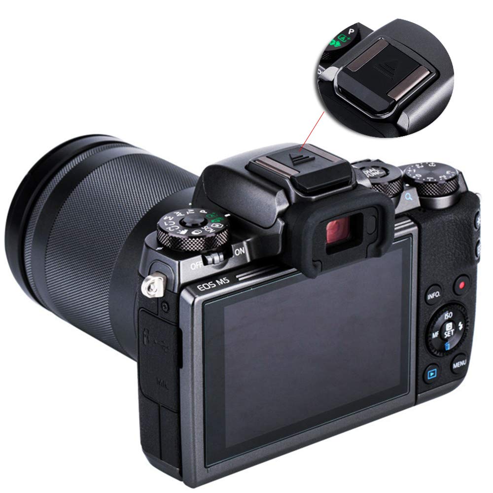 Canon - Canon製　EOS M5 ボディ　ブラック　外装ラバー・端子カバー・アイカップなし EOS M 【中古】Canon製 M5 ボディ ブラック 外装ラバー・端子
