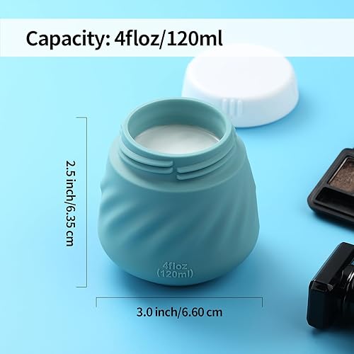Vista 96 de Gemice Recipientes de viaje para artículos de aseo personal, tarros de crema de silicona aprobados por la TSA, tamaño de viaje con bolsa