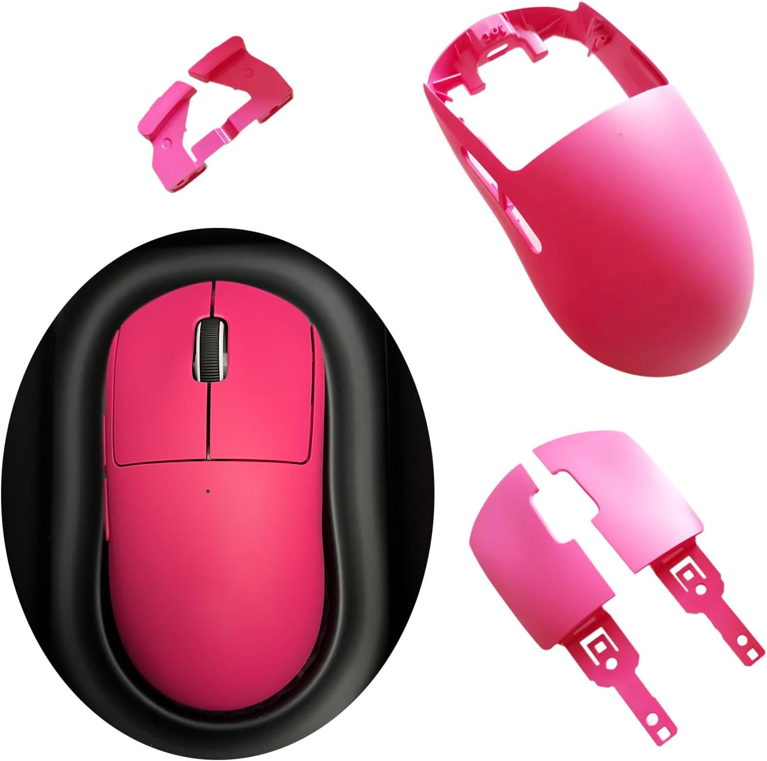 ピンクマウスケーシングサイドボタンカバー左/右/アップカバーGPXスーパーライトマウス交換用マウスカバー