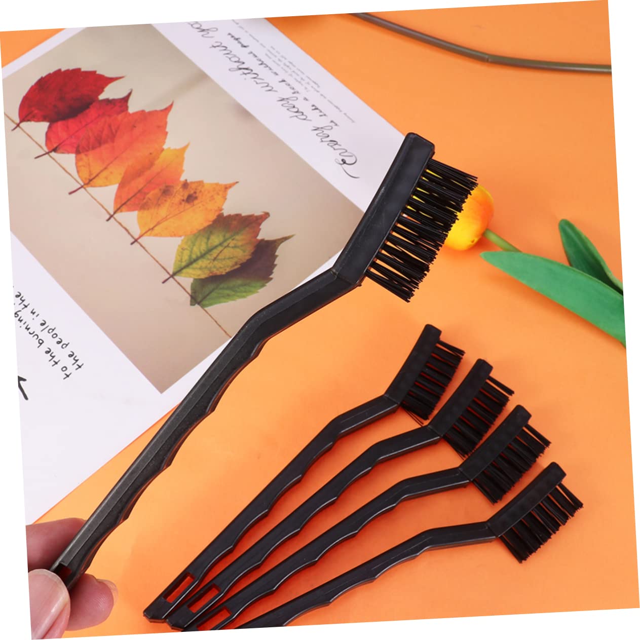 Kit De 3 Brosses Antistatiques – 1 Douce + 1 Rigide + 1 Double Tête – Manche En Bois – Pour Figurines, Appareils Photo, Objets Délicats – Dès 14 Ans