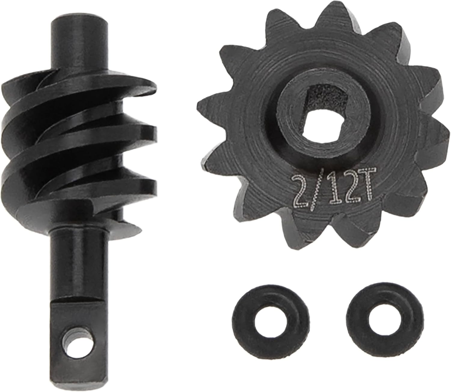 DKKY Steel Overdrive Worm Differential Gears Axle Gears 2/12T for Axial SCX24