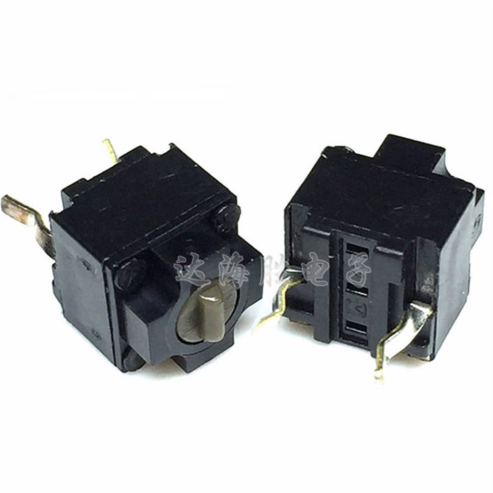JFQOWCMP Micro Switch 10pcs/lot Mouse Square Micro Switch Button 6 * 6 * 7.45 Micro Switch Black Spots EVQP0E07K