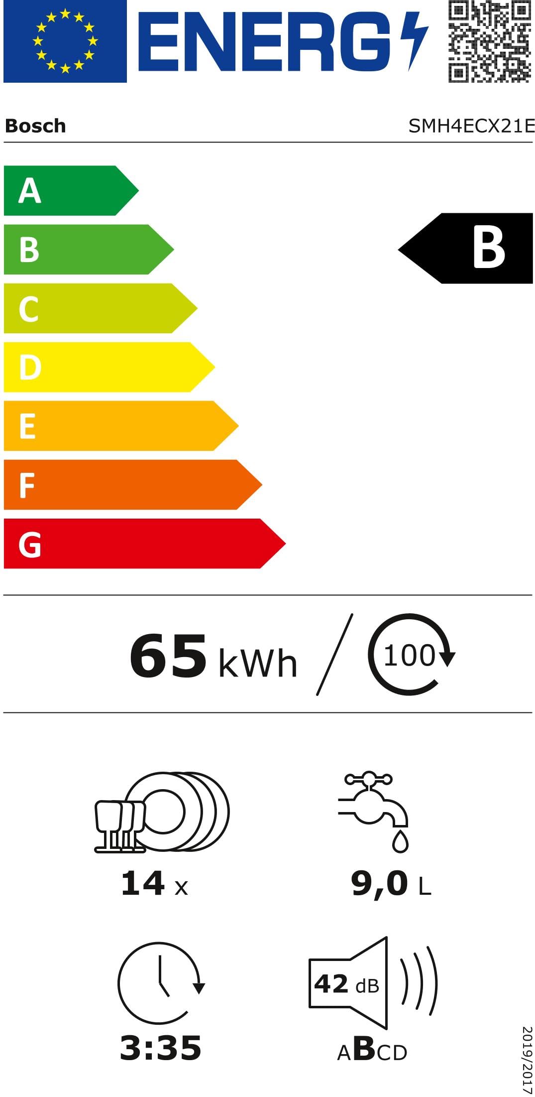 Lavastoviglie Bosch Serie 6 Incasso Totale - Home Connect, Cerniere Sliding, Extra Clean Zone, 60 Cm