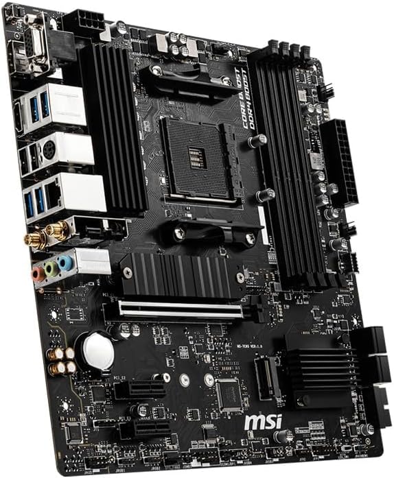 Placa base MSI B550M PRO-VDH WiFi ProSeries (AMD Ryzen 5000, AM4, DDR4, PCIe 4.0, SATA 6Gb/s, M.2, USB 3.2 Gen 1, Wi-Fi, Bluetooth, D-SUB/HDMI/DP, Micro-ATX) Placa base MSI B550M PRO-VDH WiFi ProSeries (AMD Ryzen 5000, AM4, DDR4, PCIe 4.0, SATA 6Gb/s, M.2, USB 3.2 Gen 1, Wi-Fi, Bluetooth, D-SUB/HDMI/DP, Micro-ATX)