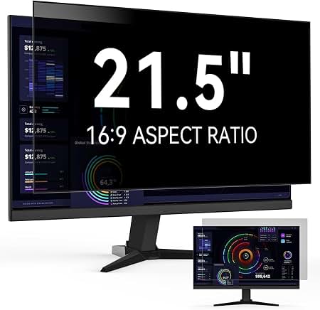 Amazon.com: 3M Privacy Filter for 21.5 Inch Widescreen Monitor