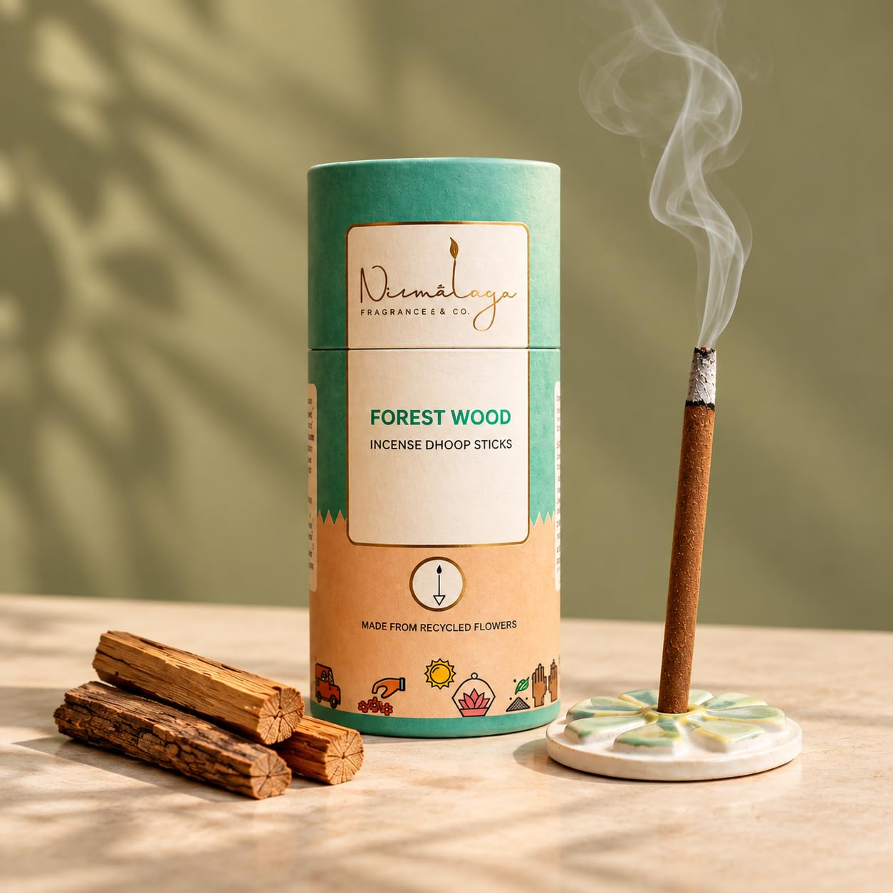 Nirmalaya Dhoop Sticks - Natural Aromatherapy Incense -11