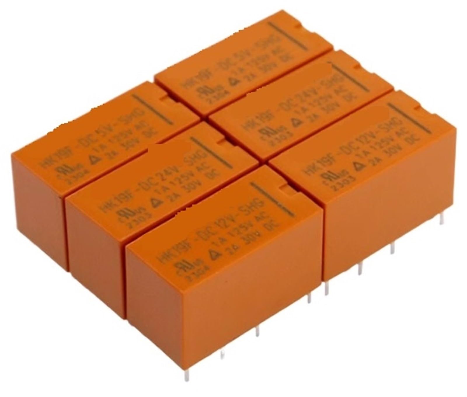 Relais électromécanique HK19F-DC5V-SHG 8 PIN 2A miniature
