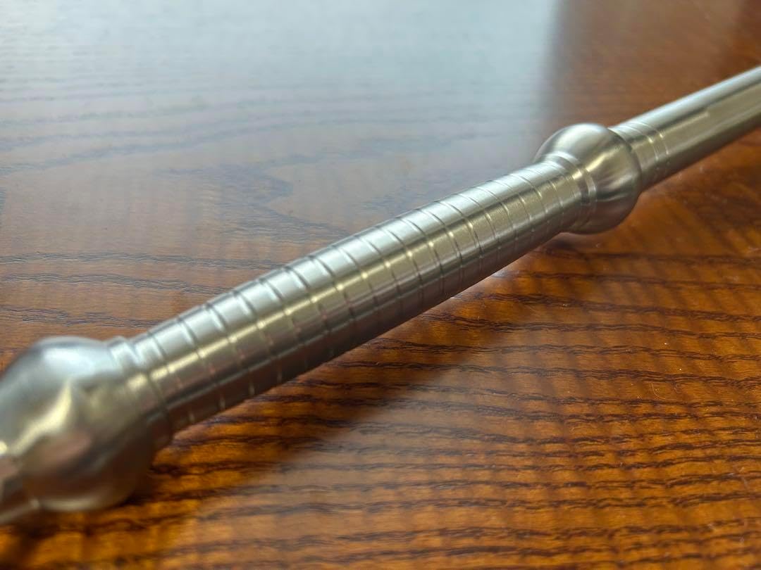 中国武術錘棒星型ステンレス製紫檀製 中国武術 錘棒 星型