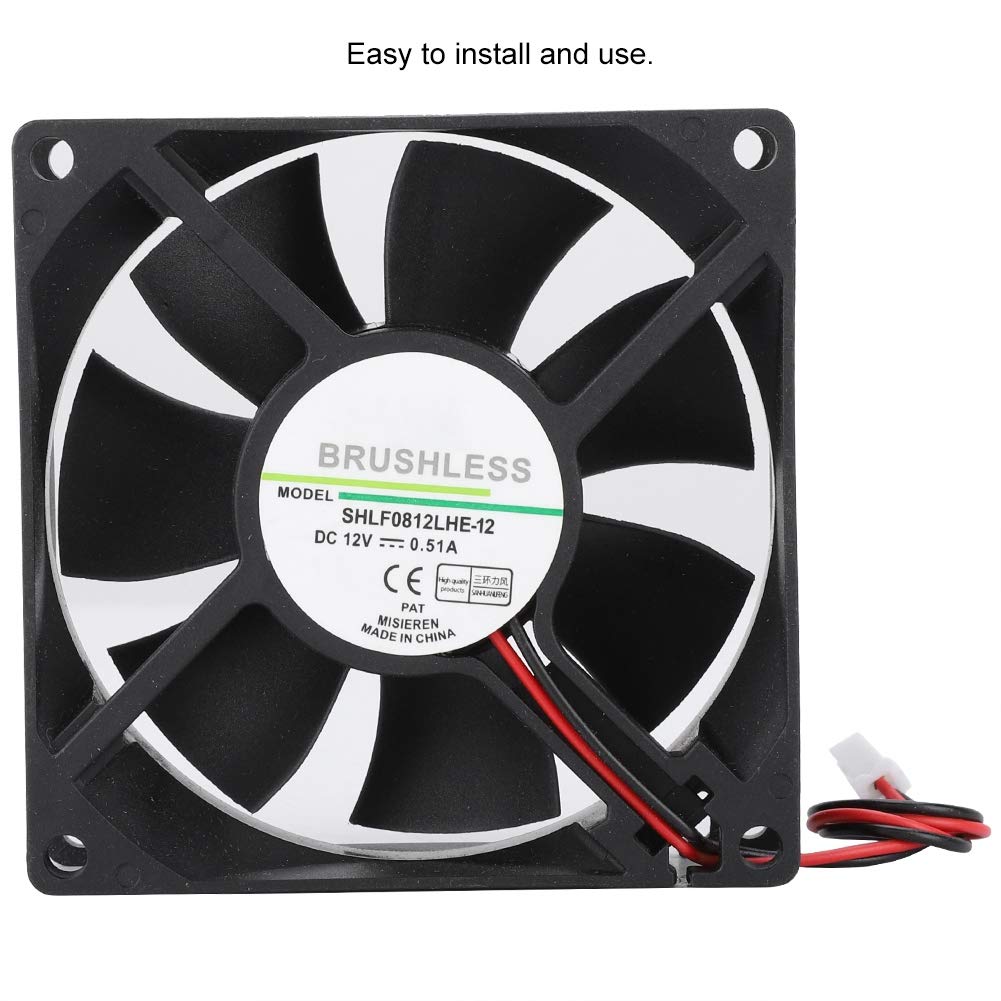 Ventola di raffreddamento per auto, 12 V, 80 W, Raffreddatore Aria