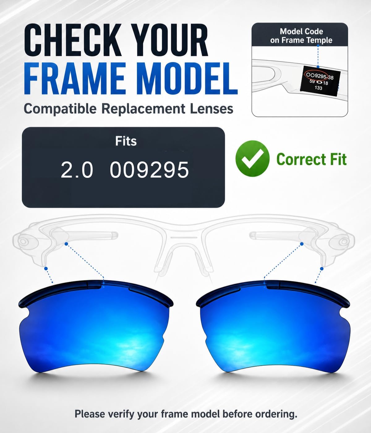 5 Pairs Polarized Replacement Lenses for Oakley Sunglasses