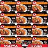 KJ Poultry Kosher Ready Meals - Beef Stuffed Cabbage Rolls, MRE Meat Meals Ready to Eat, Gluten Free (12 Pack...