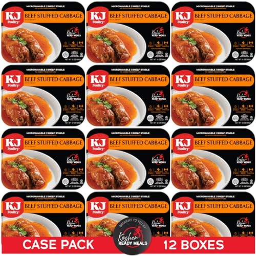 KJ Poultry Kosher Ready Meals - Beef Stuffed Cabbage Rolls,