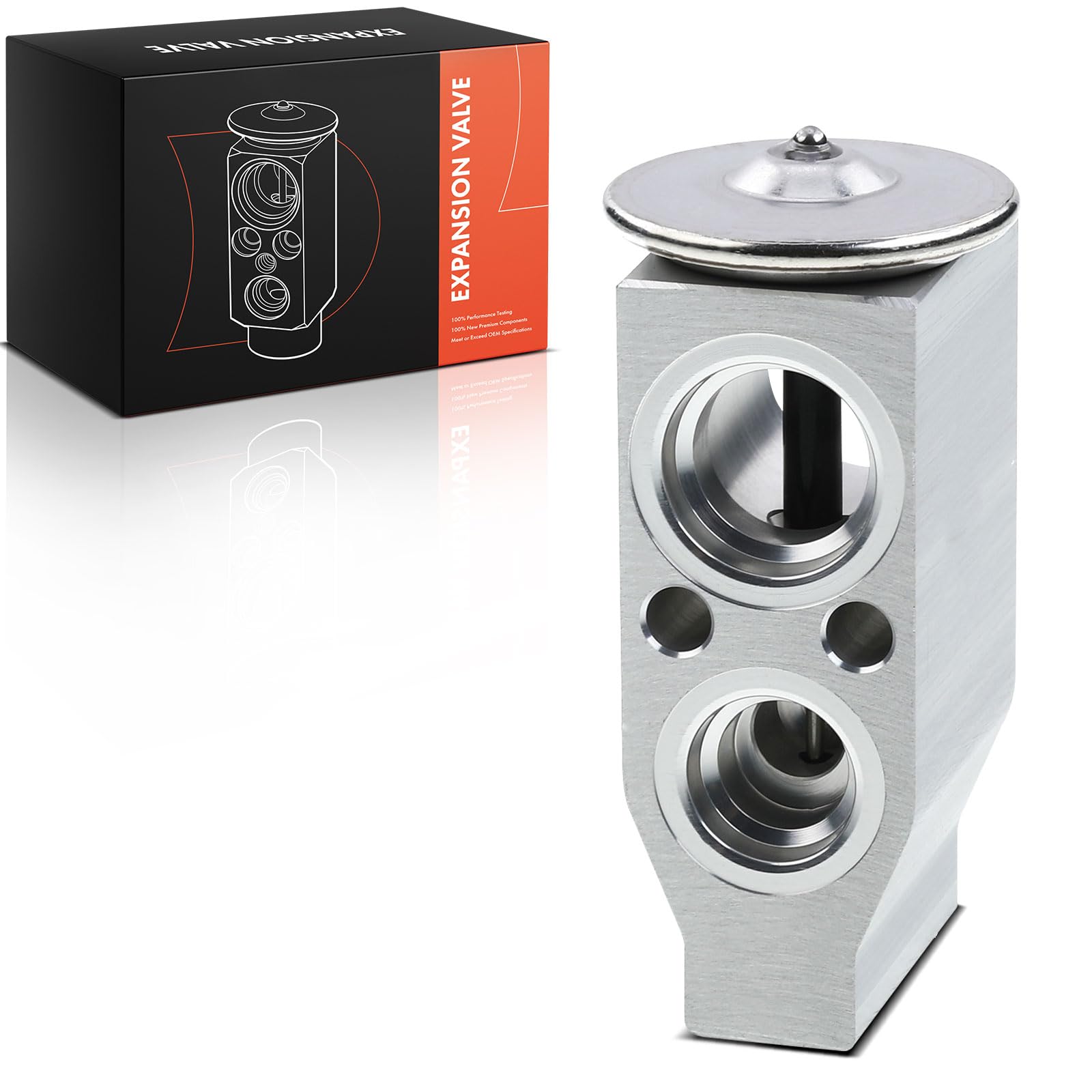 Frankberg Válvula de expansión Aire acondicionado Compatible con Micra IV K13K K13KK 1.2L Qashqai II SUV J11 J11 1.2L Qashqai II SUV J11 J11 1.6L Qashqai II SUV J11 J11 1.3L Juke F15 1.6L 3411543
