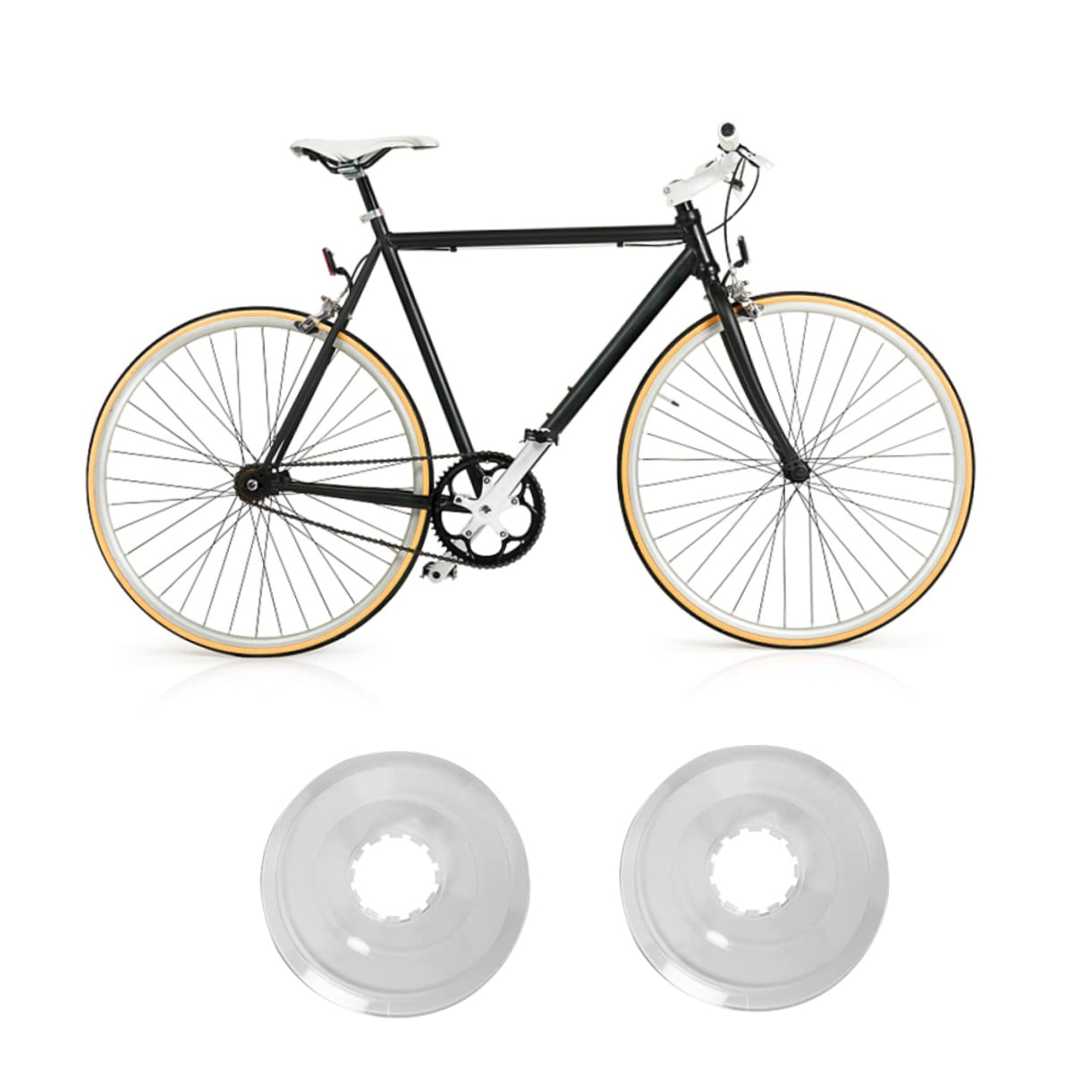 BESPORTBLE 2Pcs flywheel Guard Bike bycicles Bicicleta flywheel Support Rear hub Protector Freewheel Spoke Protector Wheel Spoke Disc Spokes Protective Cover Cassette Wheel Covers Plastic