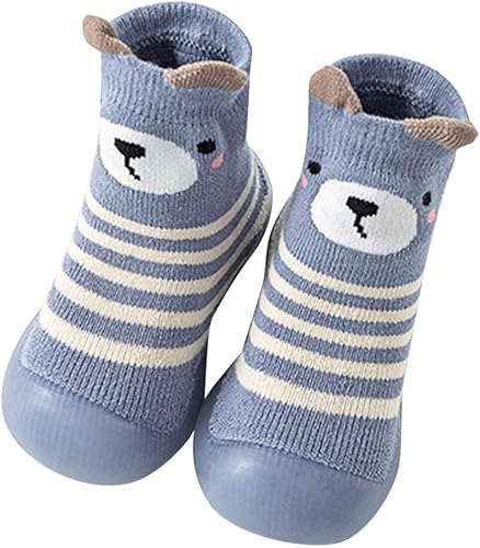 Anti-slip Infant Shoes Baby Knit Socks Shoes – Anti-Slip Sole Soft Sneakers For Toddlers 3 Months To 3.5 Years (Learning Walking Shoes) Infant Sneakers