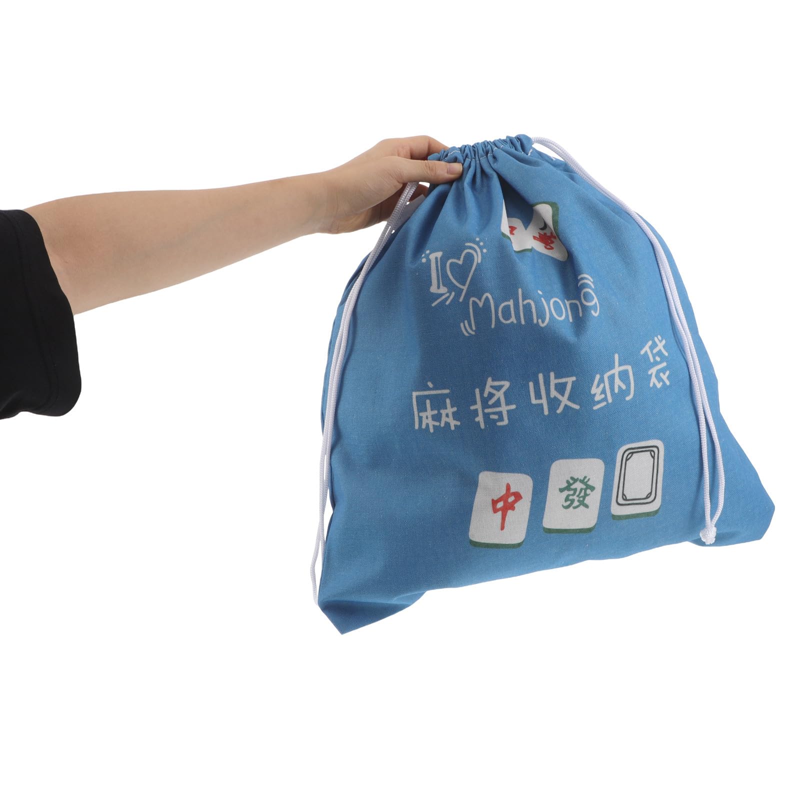 MAGICLULU Sac De Rangement Pour Tuiles De Mahjong – Pochette En Tissu Oxford, Sac à Cordon Léger Et Pratique Pour Transporter Vos Carreaux Partout