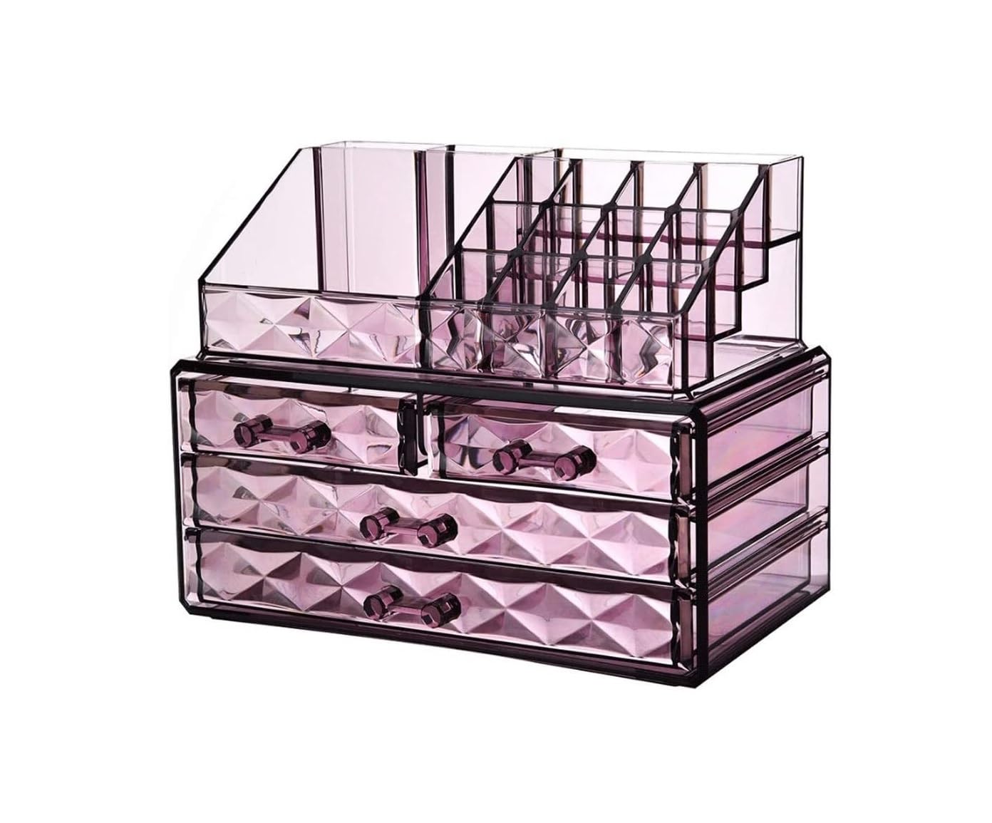 TIANQIHAO Jewelry Box With Drawers Multifunctional Cosmetic Box Earring Rings Necklaces Bracelets Jewellery Organizer Case Jewellry Holder,Jewelry Box a