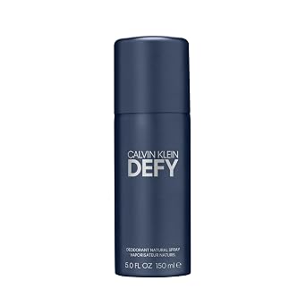 Calvin Klein Defy Mens Deodorant With Notes of Bergamot Oil, Lavender Absolute, Vetiver Oil