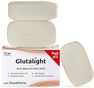 Glutalight | Glutathione | Fades Dark Spots & Hyperpigmentation | Tan Removal Soap For Women & Men | Helps Control Excess ... Price In India