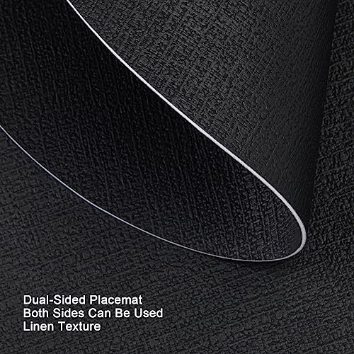 Myir JUN Leather Placemats and Coaster Set of 4 - Image 4
