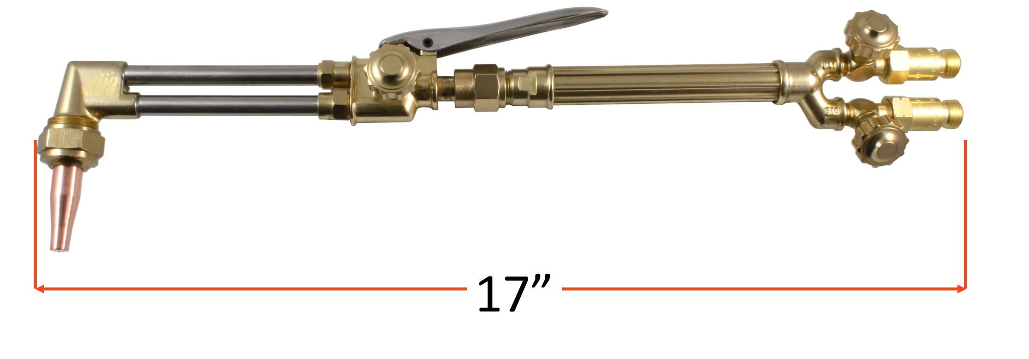 SÜA Medium Duty OxyFuel Torch with Check Valves, Cutting, Heating