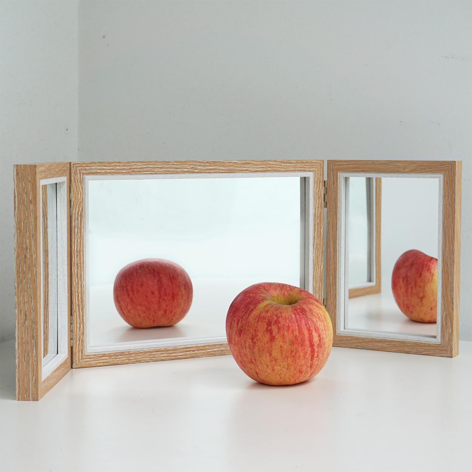 Montessori & Reggio-Inspired Mirror for Early Education, 3 Panels, Toddler Safe Acrylic Mirror, Unbreakable Mirror for Kindergarten Classroom