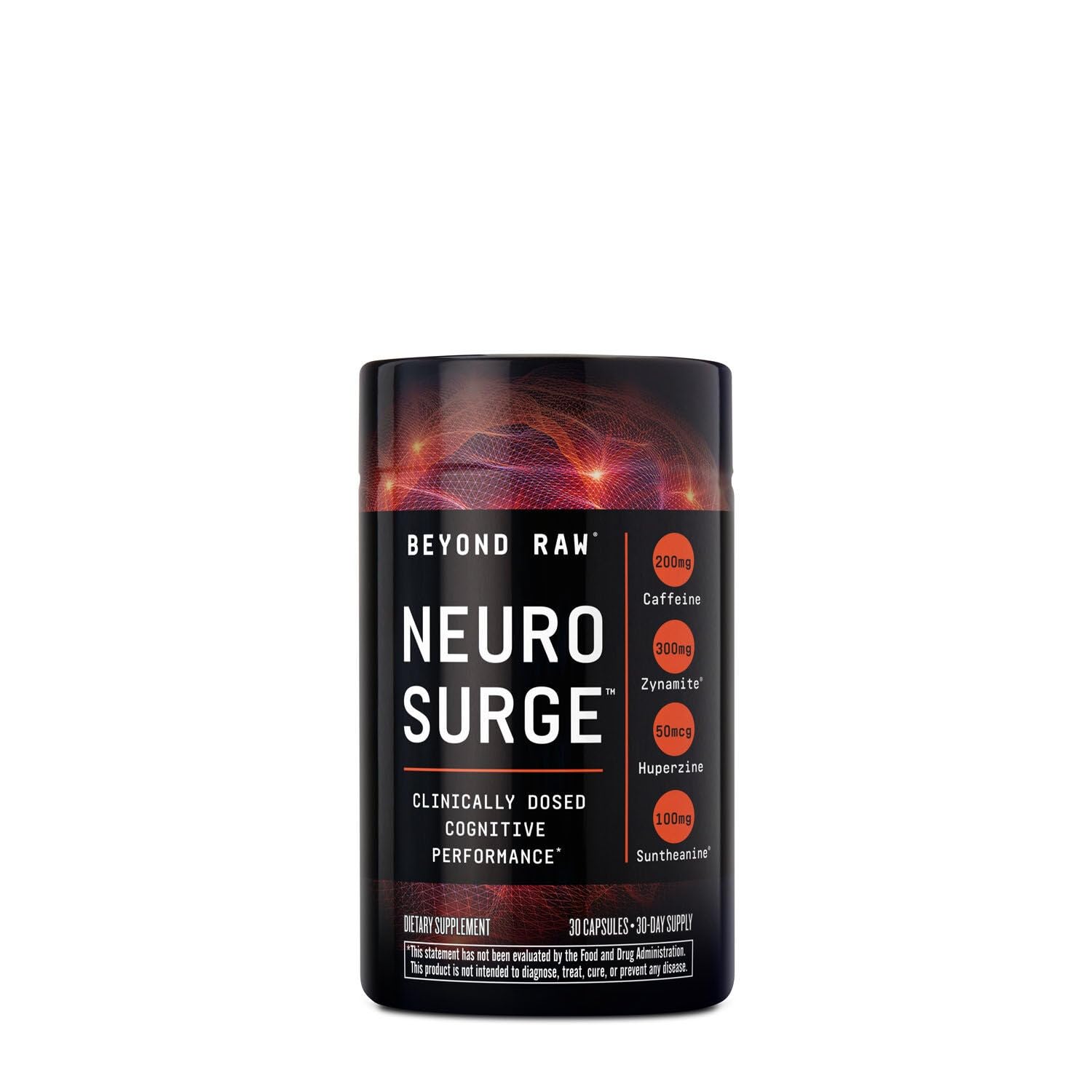 BEYOND RAW Neuro Surge | Clinically Dosed Cognitive Performance | 30 Count
