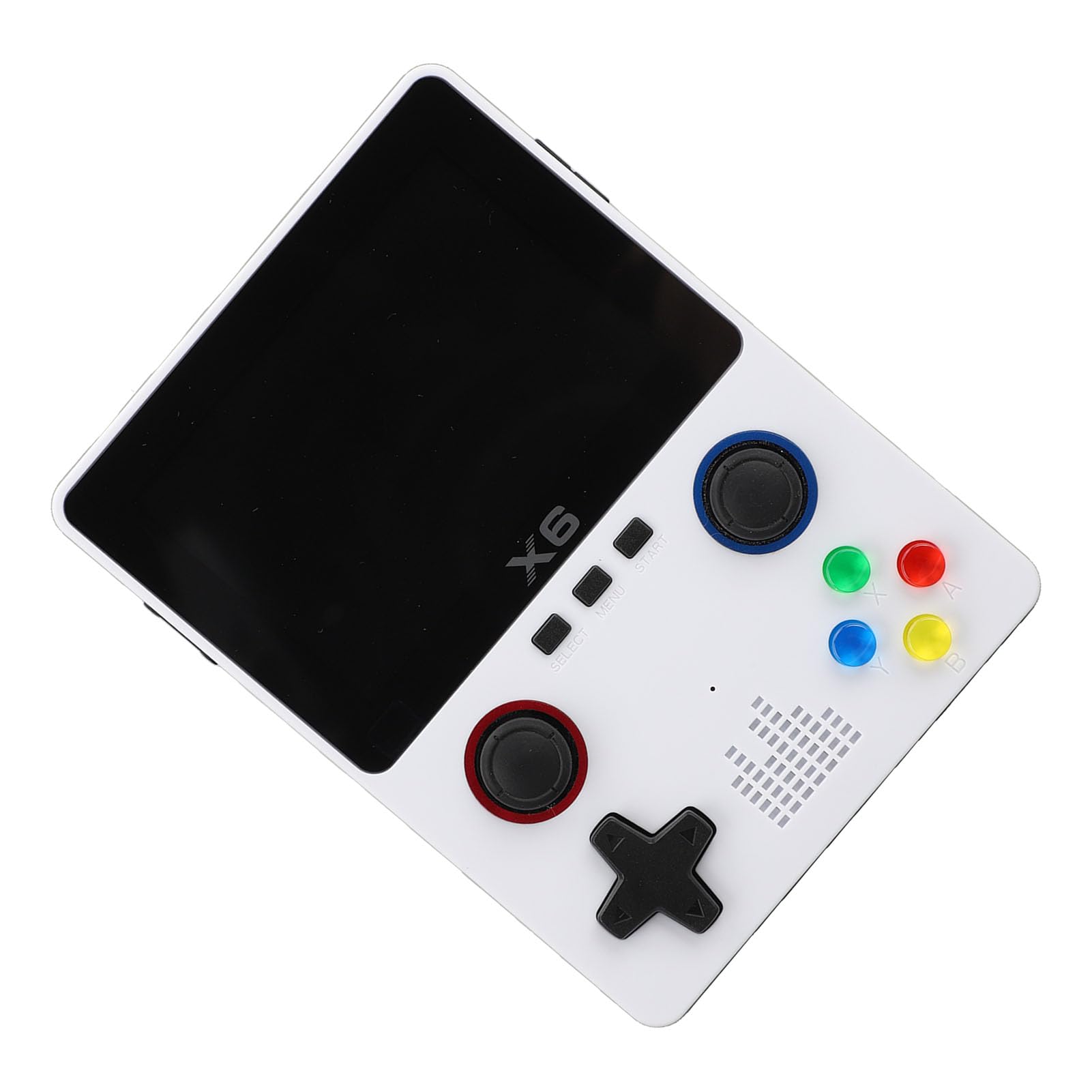 Console di Gioco retrò Portatile con Schermo Ad Alta Risoluzione per Giochi per Adulti, Supporto Giochi di Emulazione per 2 Giocatori - Schermo ABS - 3,5 Pollici - 32G (WHITE)